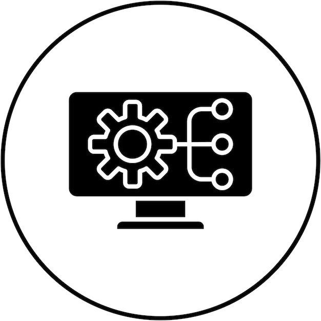 Werkendes Software-Ikonen-Vektorbild Kann für Agile verwendet werden
