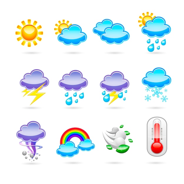 Wetter icon set