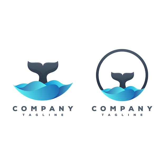 Whale tail logo-paket