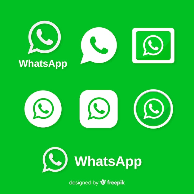 Vektor whatsapp icon-sammlung