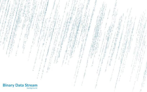 White digital background with binary matrix pattern Ideal for data processing information technology and software interface design