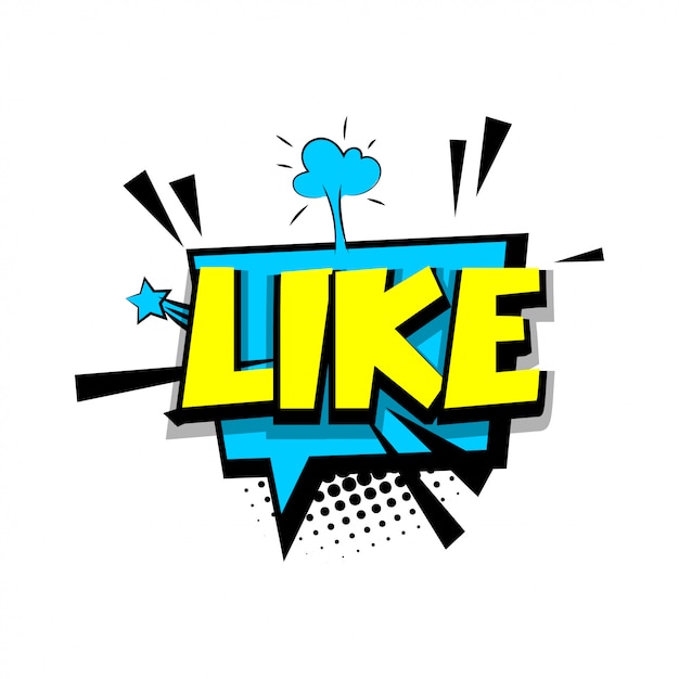 Wie Comic-Text-Pop-Art