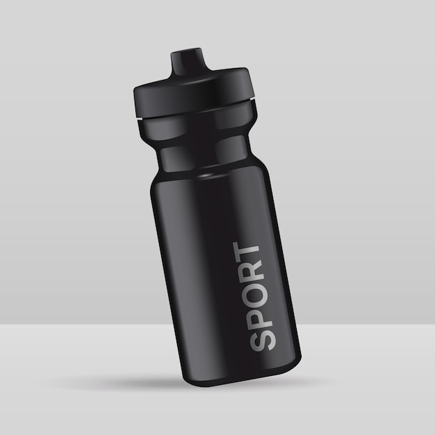 Wiederverwendbare Wasserflasche für Sport-Vektor-Illustration