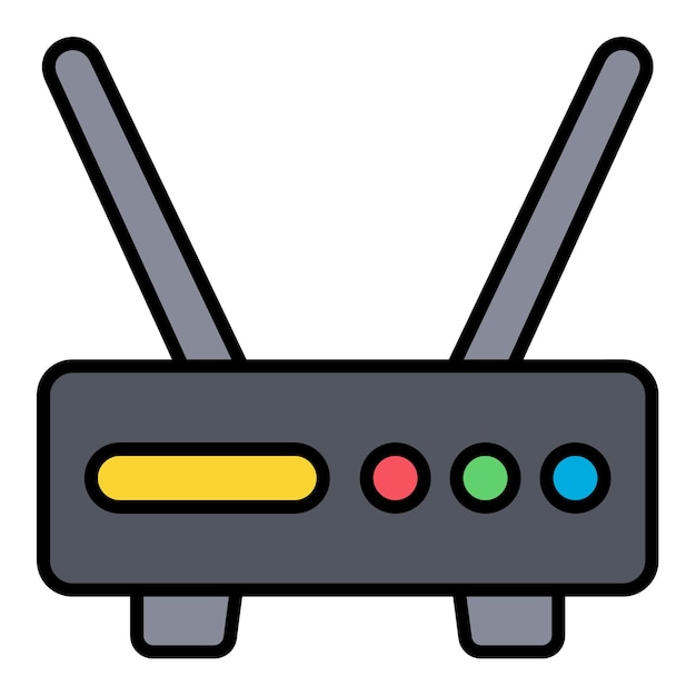 Vektor wifi-router-symbol