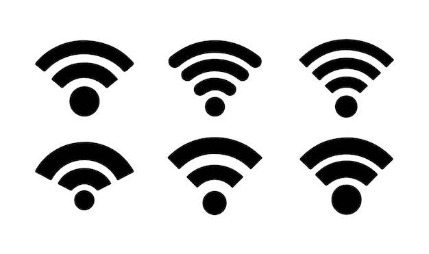Wifi-Symbolensammlungsvektor