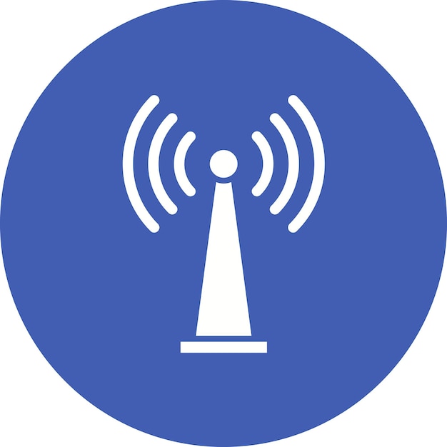 Wifi Tethering-Icon-Vektorbild kann für Mobile UI UX verwendet werden