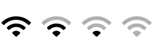 Wifi-Verbindungssymbol Wlan-Signalsymbol Internetverbindungszeichen