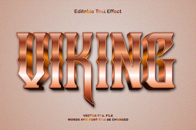 Wikinger 3D-Texteffekte