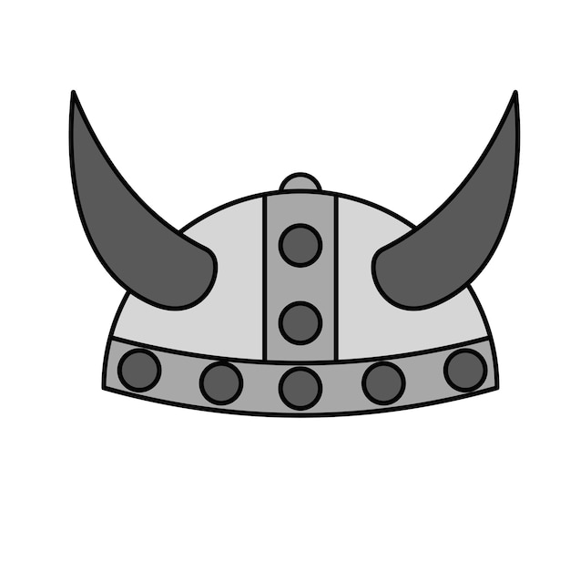 Wikinger-helm-icon-vektor-design