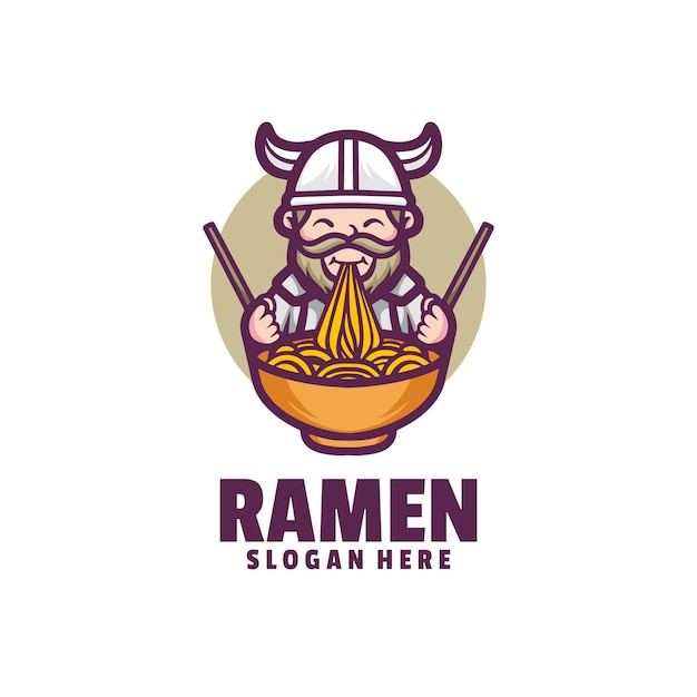Wikinger-ramen-cartoon-logo