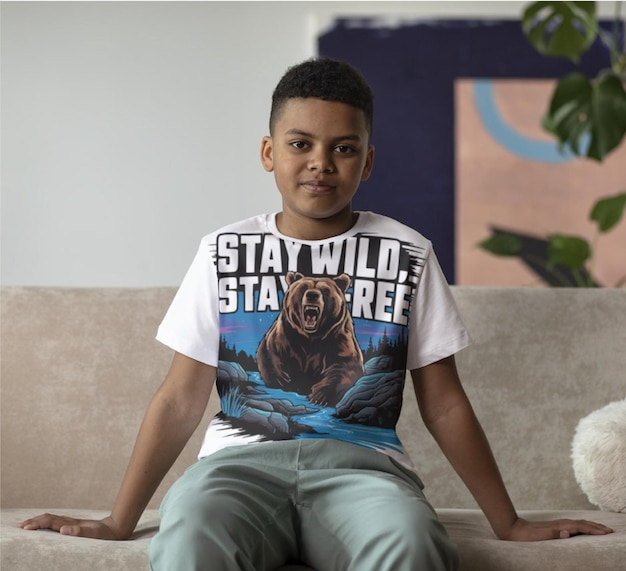 Wild-T-Shirt-Design für Tiere