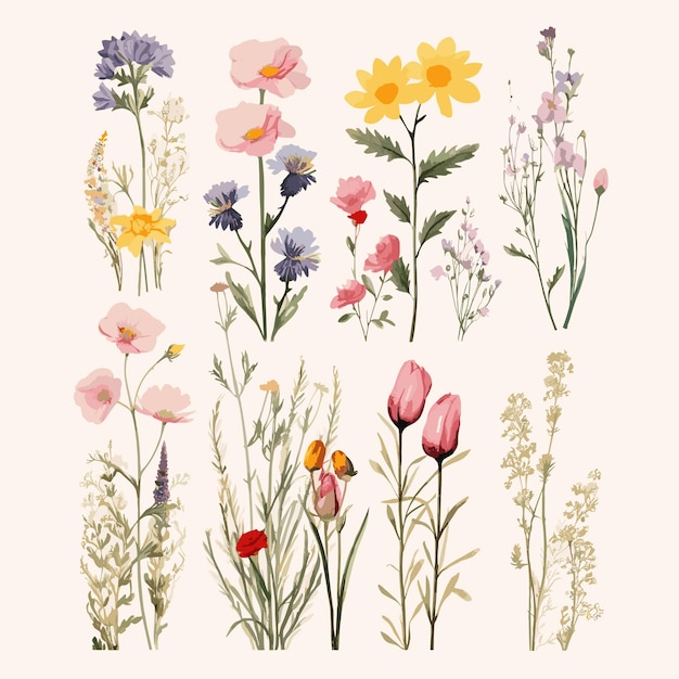Wildblumen für die Dekoration