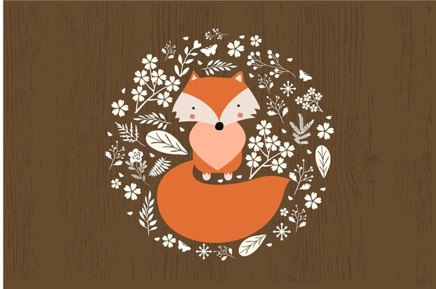 Vektor wildtiere wildleben design-vektor-illustration