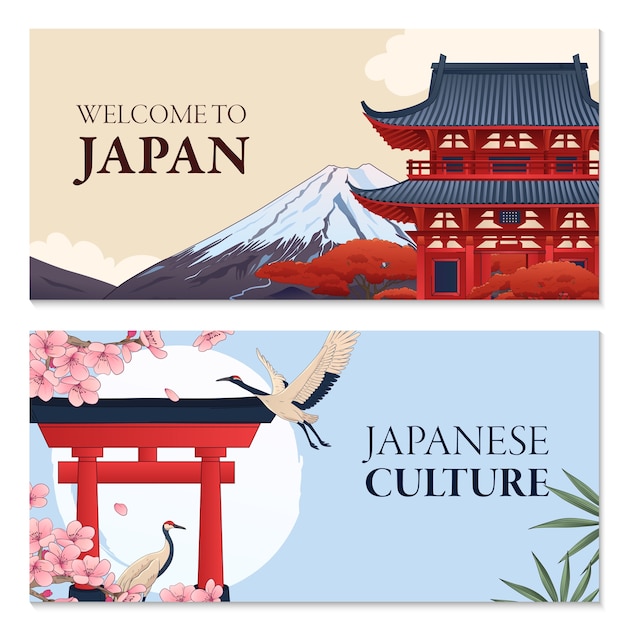 Willkommen in der japanischen Banner-Sammlung