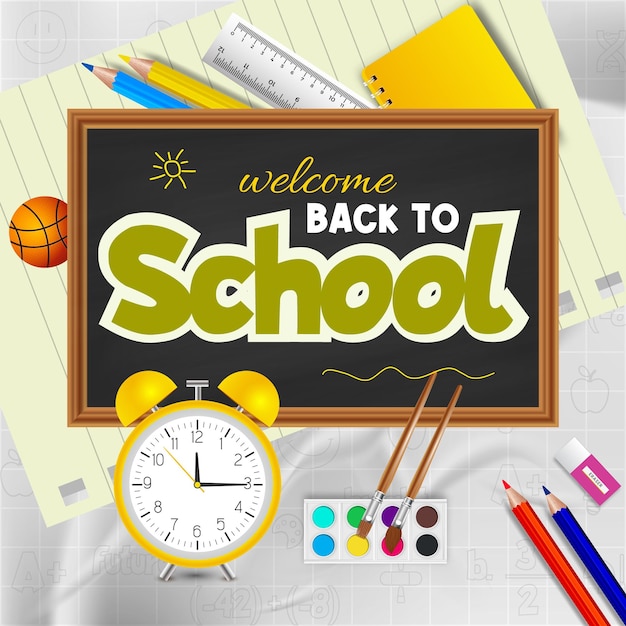 Willkommen wieder in der Schule Social Media Design
