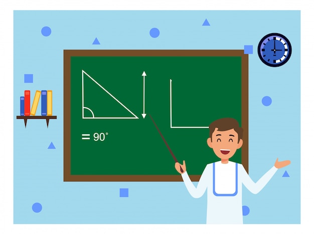 Vektor willkommen zurück in der flachen vektorillustration der schulbehörde