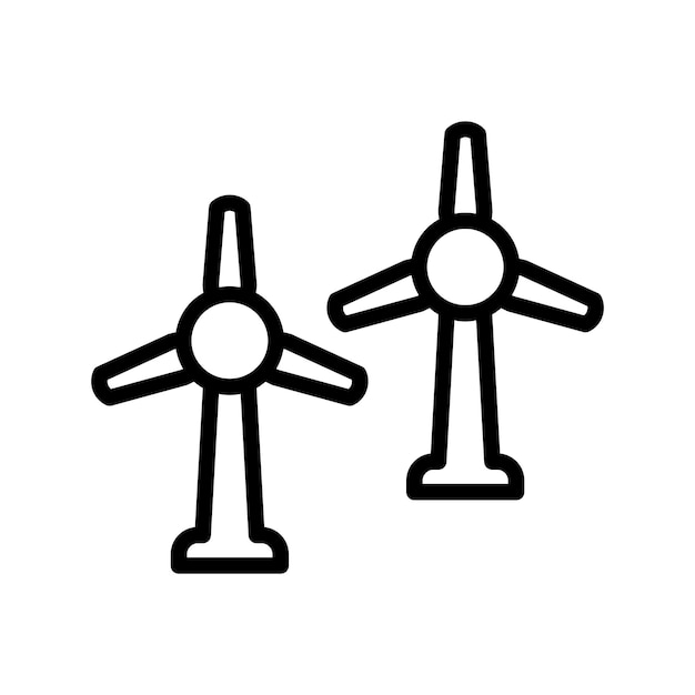 Windkraft-Symbol