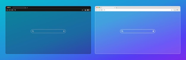 Windows-Browser mit Suchbalken