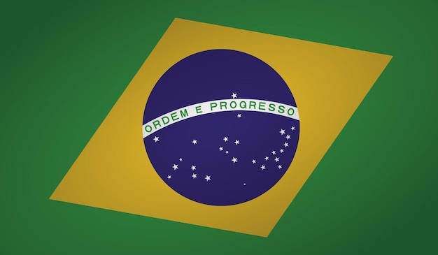 Winkelform der brasilianischen Flagge