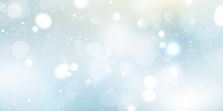 Vektor winter ist abstraktes unschärfelichtelement, das für dekorativen bokeh-hintergrund verwendet werden kann. fallender schnee