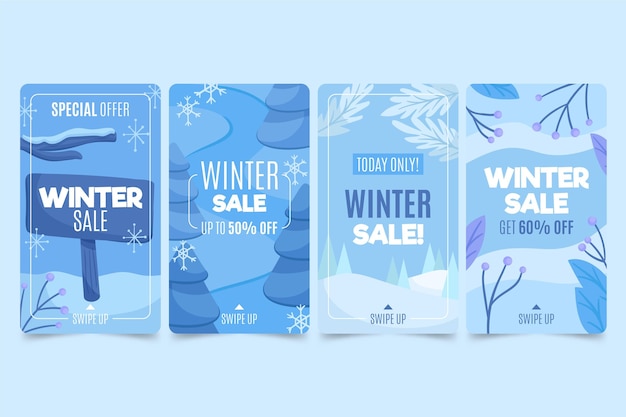 Winter sale instagram geschichten