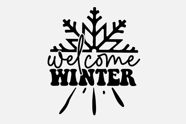 Vektor winter-svg-design