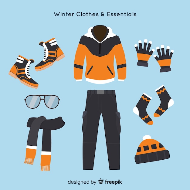 Winterkleidung und das Nötigste
