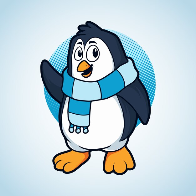 Winterpinguin