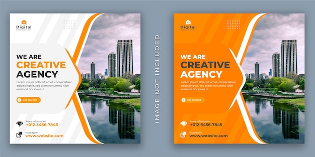 Wir sind creative agency und corporate business flyer