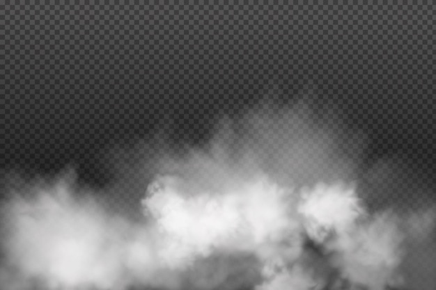 wirbelnder weißer Nebel