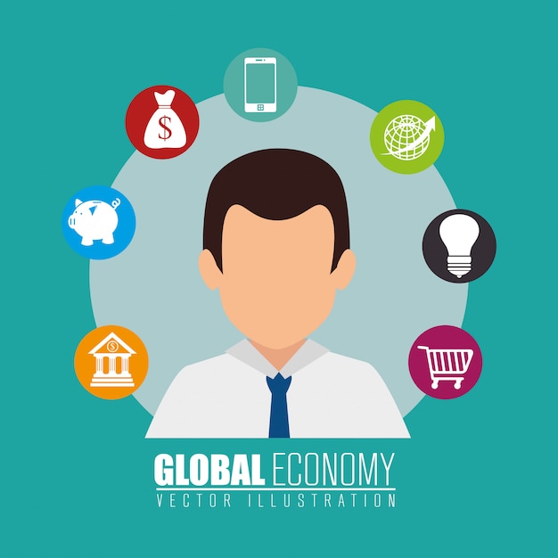 Wirtschaft, geld und globale wirtschaft