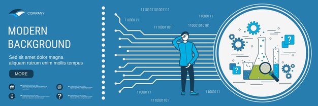 Vektor wissenschaftsforschungschemisches testkonzept