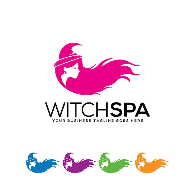 Witch spa logo vektor