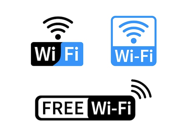 WLAN- und drahtloses Netzwerk-Symbol Internetverbindung WLAN-Drahtloses Netzwerk