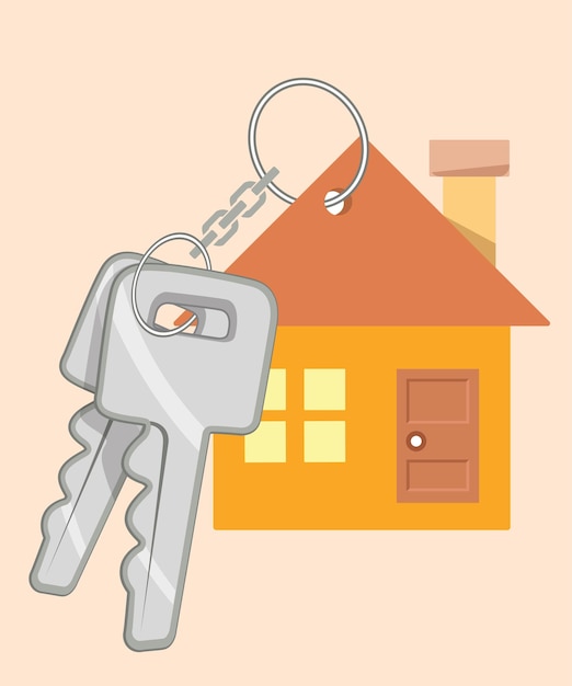 Wohnungsbaudarlehen Hausbesitz Vektor Illustration
