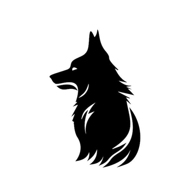 Wolf Logo Design Vektor Symbol Grafik Idee kreativ
