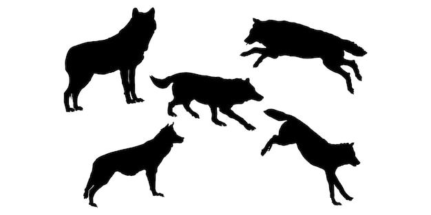 Wolf svg grafikdesign