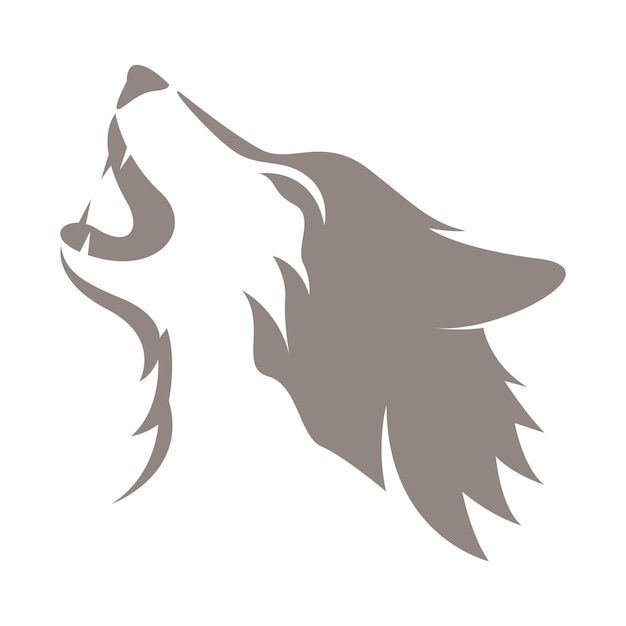 Vektor wolf-symbol-logo-design