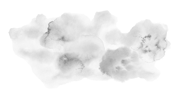 Wolke isoliert auf Weiß