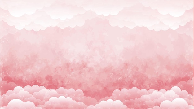 Vektor wolke rosa hintergrund