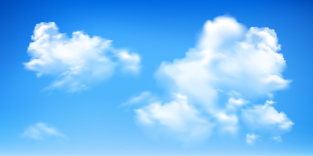 Wolken am blauen Himmel