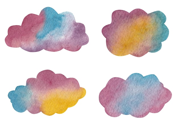 Wolken Aquarell