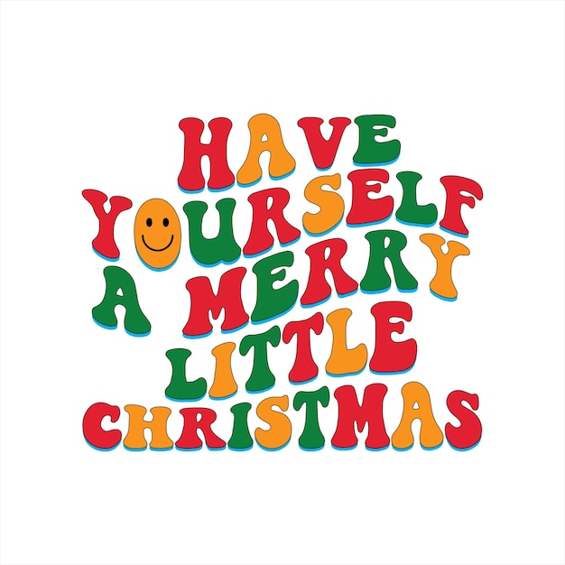 Word by Layer Weihnachten Retro SVG Cut File Design Weihnachten Retro Design