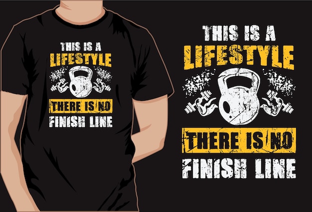 Workout Gym Fitness Typografie kreatives T-Shirt-Design Vektorgrafiken