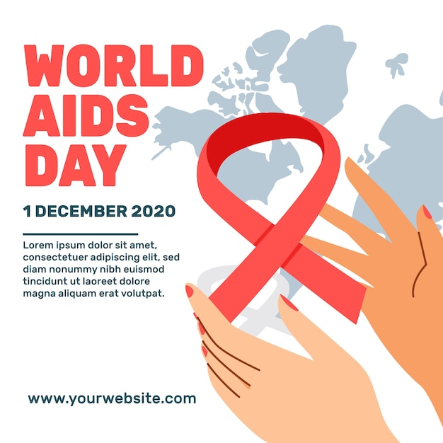 World aids day banner