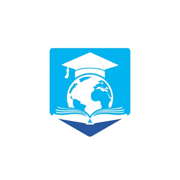 Vektor world education vector-logo-design