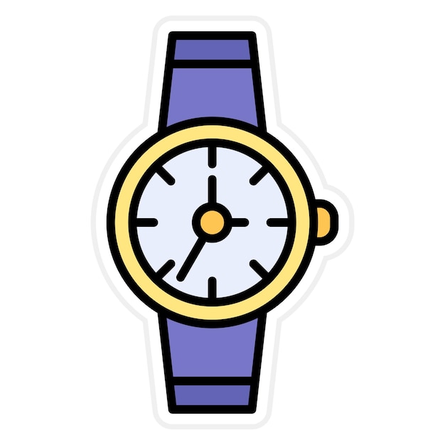 Vektor wristwatch-icon-vektorbild kann für mode verwendet werden
