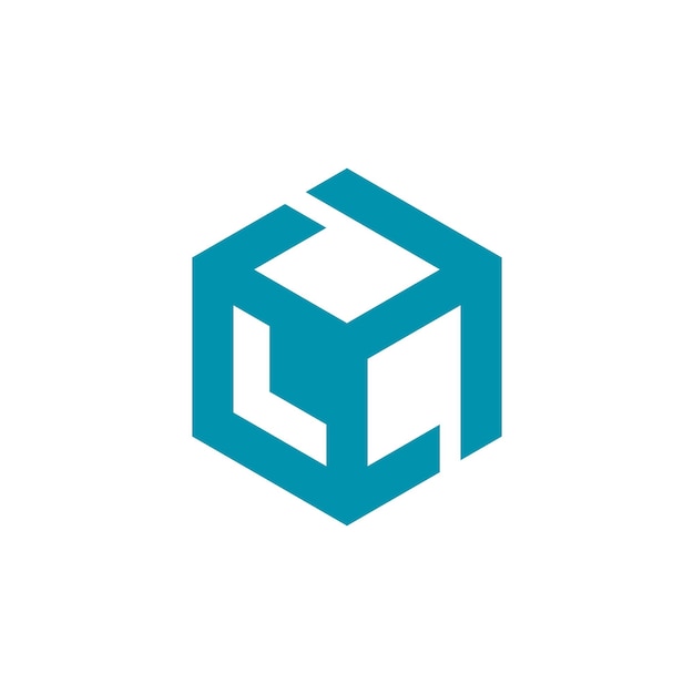 Würfel-Box-Pfeil-geometrisches Logo-Design
