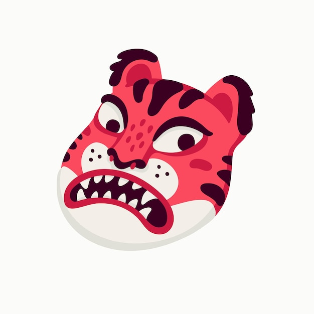 wütender Tiger