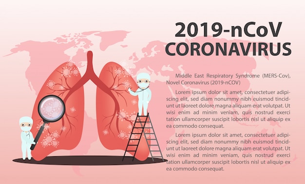 Wuhan coronavirus-ausbruch konzept.